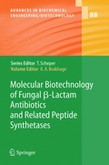 Cover: Molecular Biotechnology of Fungal &szlig;-Lactam Antibiotics and Related Peptide Synthetases - Springer