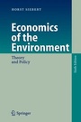 Cover: Economics of the Environment - Springer