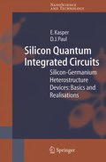 Cover: Silicon Quantum Integrated Circuits - Springer