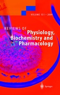 Cover: Reviews of Physiology, Biochemistry and Pharmacology 151 - Springer