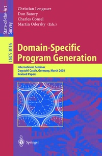 Enlarge image Cover: Domain-Specific Program Generation - Springer