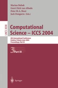 Cover: Computational Science - ICCS 2004 - Springer