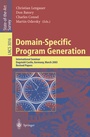Cover: Domain-Specific Program Generation - Springer