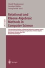 Cover: Relational and Kleene-Algebraic Methods in Computer Science - Springer