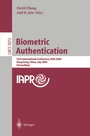 Cover: Biometric Authentication - Springer