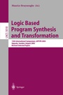 Cover: Logic Based Program Synthesis and Transformation - Springer