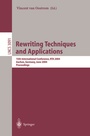 Cover: Rewriting Techniques and Applications - Springer