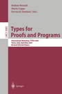 Cover: Types for Proofs and Programs - Springer