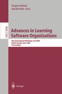 Cover: Advances in Learning Software Organizations - Springer