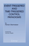 Cover: Event-Triggered and Time-Triggered Control Paradigms - Springer
