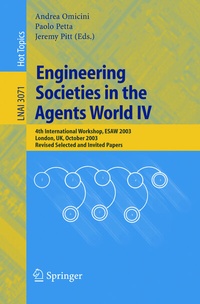 Abbildung von: Engineering Societies in the Agents World IV - Springer