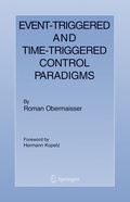 Cover: Event-Triggered and Time-Triggered Control Paradigms - Springer