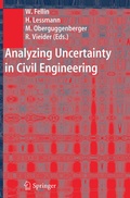 Cover: Analyzing Uncertainty in Civil Engineering - Springer