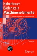 Cover: Maschinenelemente - Springer