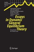 Cover: Essays in Dynamic General Equilibrium Theory - Springer