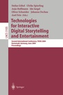 Cover: Technologies for Interactive Digital Storytelling and Entertainment - Springer