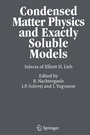 Cover: Condensed Matter Physics and Exactly Soluble Models - Springer