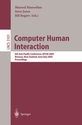 Cover: Computer Human Interaction - Springer