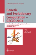 Cover: Genetic and Evolutionary Computation - GECCO 2004 - Springer