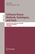 Cover: Software Reuse: Methods, Techniques, and Tools - Springer