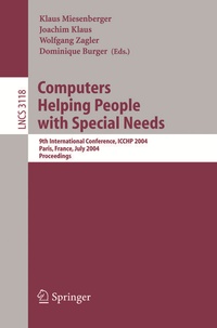 Bild vergrößern Bild: Computers Helping People with Special Needs - Springer