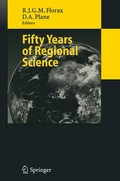 Cover: Fifty Years of Regional Science - Springer