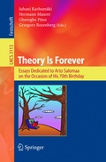 Cover: Theory Is Forever - Springer