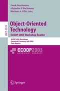 Cover: Object-Oriented Technology. ECOOP 2003 Workshop Reader - Springer