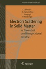 Cover: Electron Scattering in Solid Matter - Springer