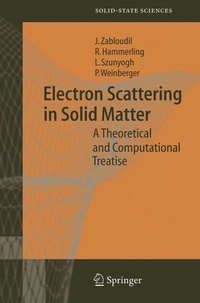 Enlarge image Cover: Electron Scattering in Solid Matter - Springer