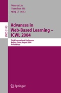 Cover: Advances in Web-Based Learning - ICWL 2004 - Springer