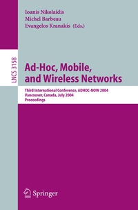 Enlarge image Cover: Ad-Hoc, Mobile, and Wireless Networks - Springer