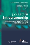 Cover: Jahrbuch Entrepreneurship 2004/05 - Springer