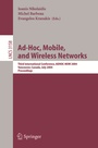 Cover: Ad-Hoc, Mobile, and Wireless Networks - Springer