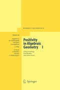 Cover: Positivity in Algebraic Geometry I - Springer
