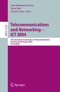 Cover: Telecommunications and Networking - ICT 2004 - Springer