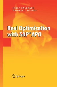 Enlarge image Cover: Real Optimization with SAP® APO - Springer