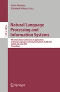 Cover: Natural Language Processing and Information Systems - Springer