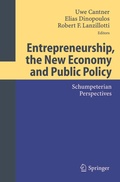 Cover: Entrepreneurship, the New Economy and Public Policy - Springer