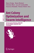 Cover: Ant Colony Optimization and Swarm Intelligence - Springer