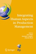 Cover: Integrating Human Aspects in Production Management - Springer