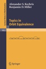Cover: Topics in Orbit Equivalence - Springer