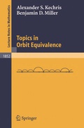 Cover: Topics in Orbit Equivalence - Springer