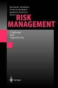 Cover: Risk Management - Springer
