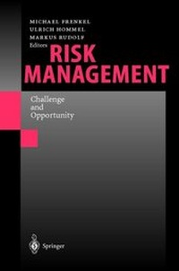 Enlarge image Cover: Risk Management - Springer