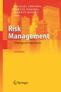 Cover: Risk Management - Springer