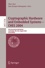Cover: Cryptographic Hardware and Embedded Systems - CHES 2004 - Springer