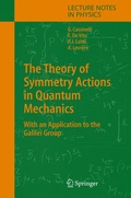 Cover: The Theory of Symmetry Actions in Quantum Mechanics - Springer