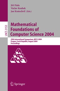 Enlarge image Cover: Mathematical Foundations of Computer Science 2004 - Springer