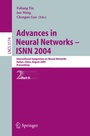 Cover: Advances in Neural Networks - ISNN 2004 - Springer